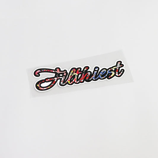 15.5CM*4.2CM Fashion JDM FILTHIEST Car Sticker Decal  Car-styling 13-0406