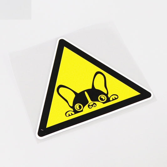 13.7CM*11.3CM Funny Car Styling French Bulldog  Car Sticker Waterproof Decal 13-1027