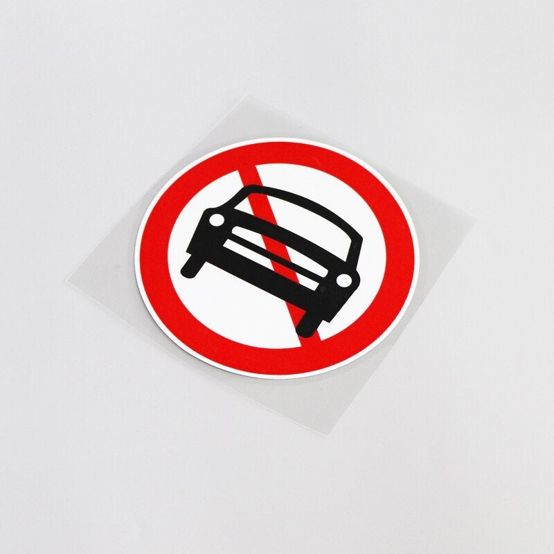 11.1CM*11.1CM High-quality Creative Warning No Parking Car-styling  Car Sticker Decal 13-0064