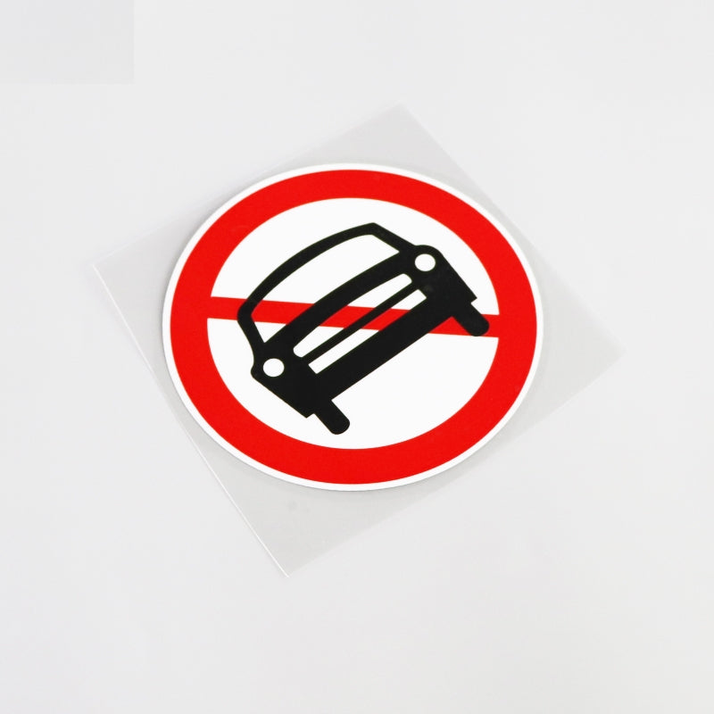 11.1CM*11.1CM High-quality Creative Warning No Parking Car-styling  Car Sticker Decal 13-0064