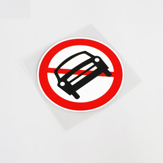 11.1CM*11.1CM High-quality Creative Warning No Parking Car-styling  Car Sticker Decal 13-0064