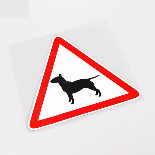 14.5CM*12.5CM Fashion Car-styling Animal BULL TERRIER  Car Sticker Decal Decoration 13-0988