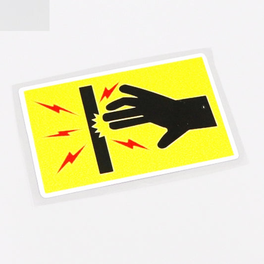 6CM*9.6CM Danger! Get An Electric Shock Decal Car-styling Car Sticker  Graphical 13-0684