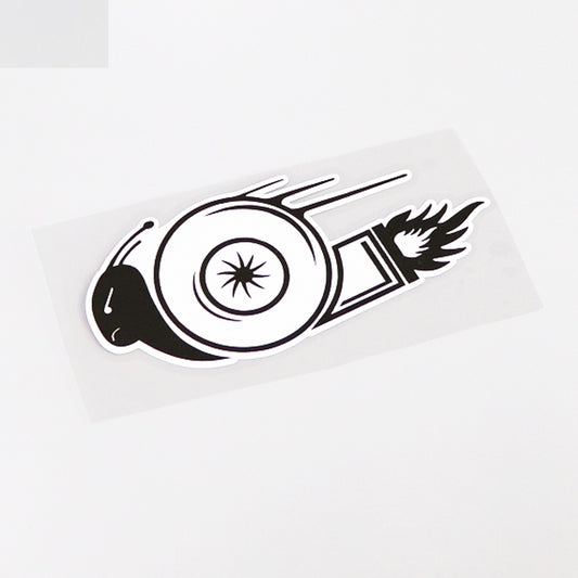 15.1CM*6.5CM Funny JDM Snail Turbo Car Sticker  Decal Decoration 13-1049