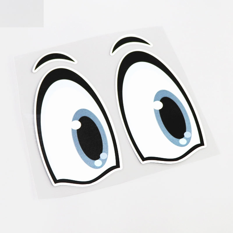 15.5CM*15.7CM Cartoon Fun Animal Eyes Car Sticker Decal  Accessories 13-0432