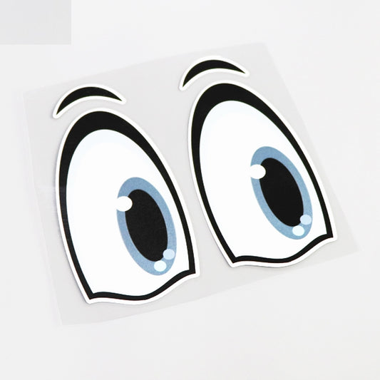 15.5CM*15.7CM Cartoon Fun Animal Eyes Car Sticker Decal  Accessories 13-0432