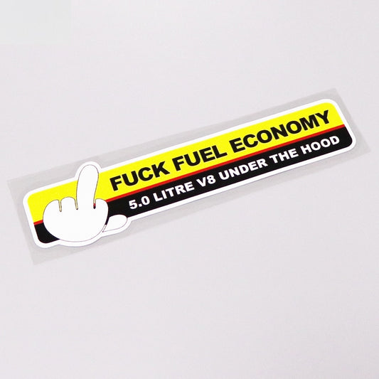 16.7CM*4CM JDM Fuel Economy Graphical Car Sticker Decal And  Decoration 13-0240