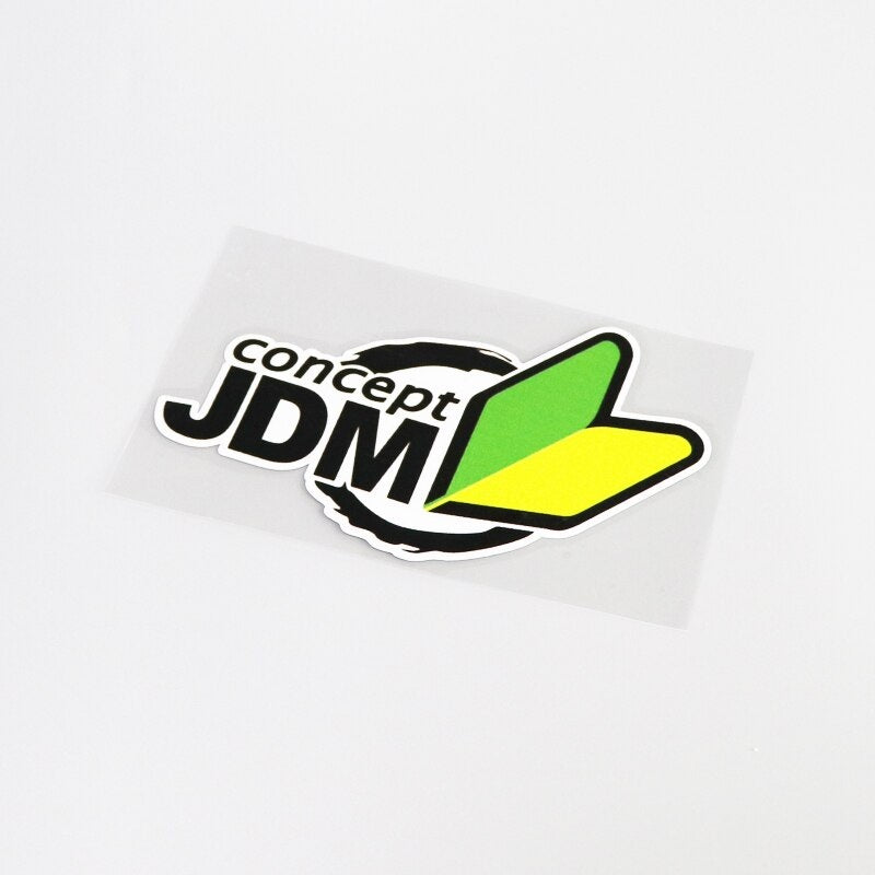 15CM*8.3CM Funny JDM CONCEPT Decal Car Sticker  Graphical Decoration 13-0289