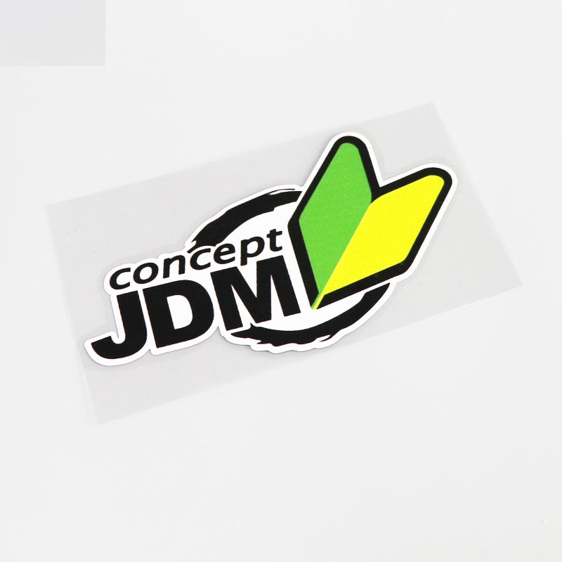 15CM*8.3CM Funny JDM CONCEPT Decal Car Sticker  Graphical Decoration 13-0289