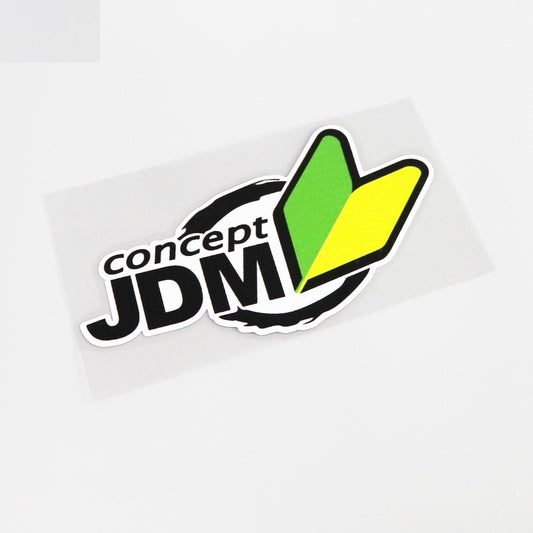 15CM*8.3CM Funny JDM CONCEPT Decal Car Sticker  Graphical Decoration 13-0289