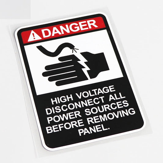 8.5CM*12.5CM DANGER HIGH VOLTAGE  Decal Decoration Car Sticker Graphical 13-0551