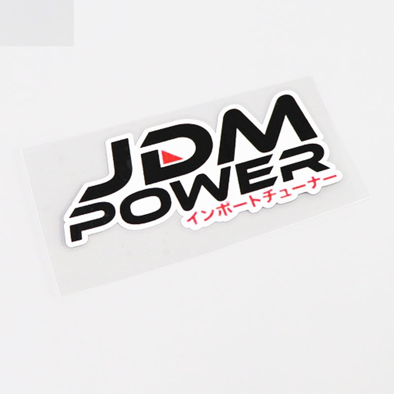 11CM*4.7CM Fashion  JDM POWER Motorcycle Car Sticker  Decal 13-1063