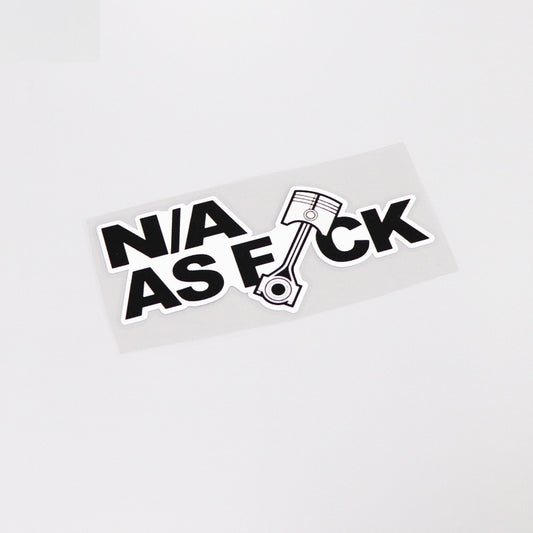 14CM*6.2CM Funny JDM  Text Car Styling Car Sticker Decal Accessories 13-0225