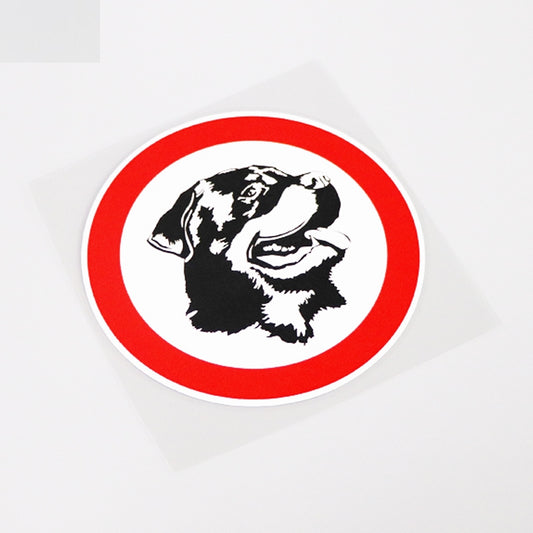 11.8CM*11.8CM Warning Mark Car-styling ROTTWEILER DOG Car Sticker Decal  Accessories 13-0981