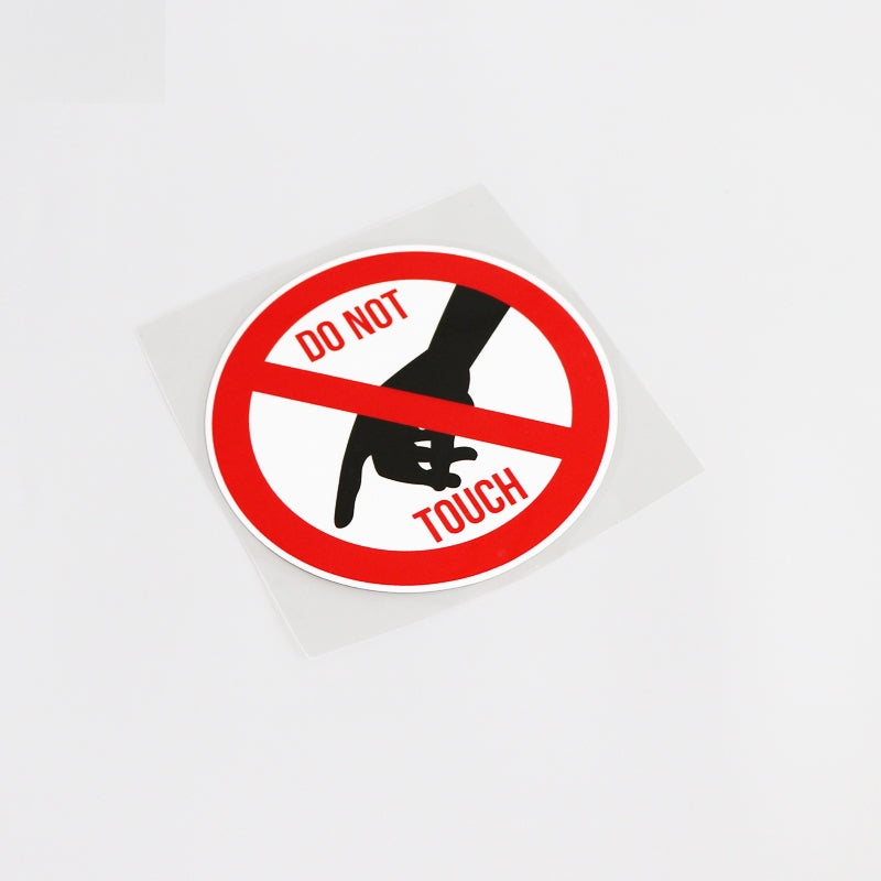 11.1CM*11.1CM Interesting Do Not Touch Decal High-quality  Car Sticker Graphical13-0186