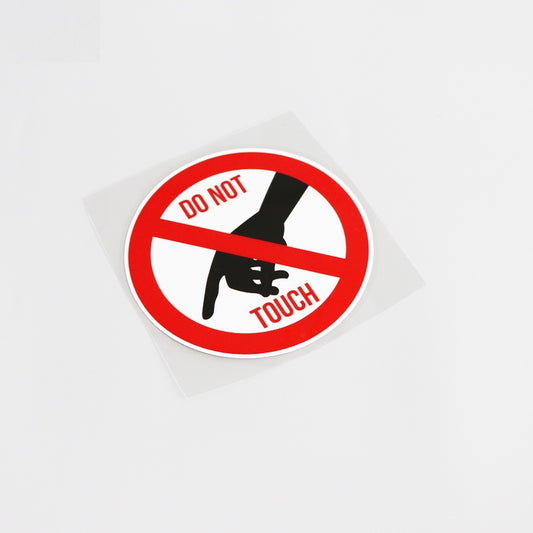 11.1CM*11.1CM Interesting Do Not Touch Decal High-quality  Car Sticker Graphical13-0186