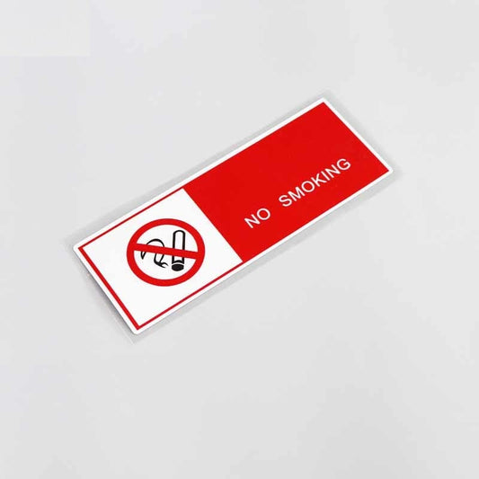 15.6CM*5.4CM Creative Warning No Smoking Waterproof  Car Window Sticker Decal Graphical 13-0061