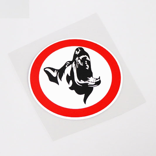 10.5CM*10.5CM Fashion German Shepherd Dog Warning Mark Car Sticker Decal  13-0973