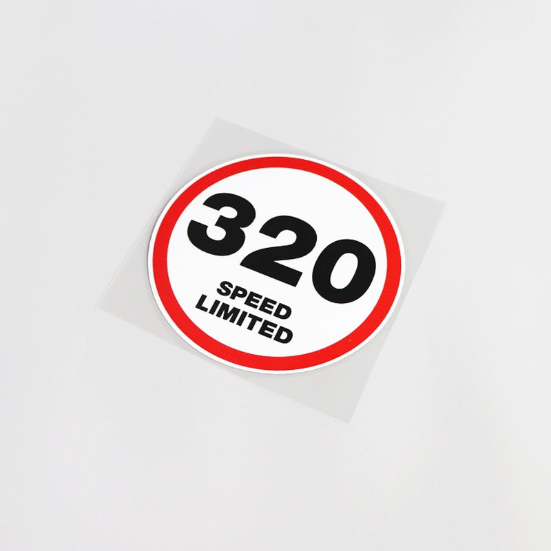 12.5CM*12.5CM Fashion 320 SPEED LIMITED Decal Car Sticker  Accessories 13-0403