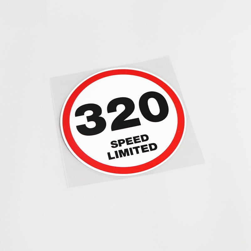 12.5CM*12.5CM Fashion 320 SPEED LIMITED Decal Car Sticker  Accessories 13-0403