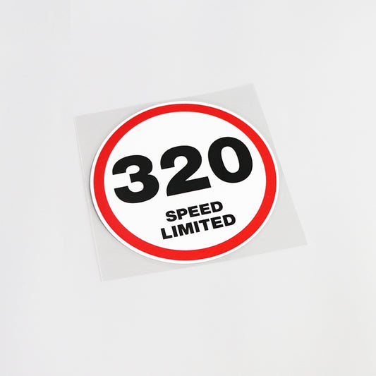 12.5CM*12.5CM Fashion 320 SPEED LIMITED Decal Car Sticker  Accessories 13-0403