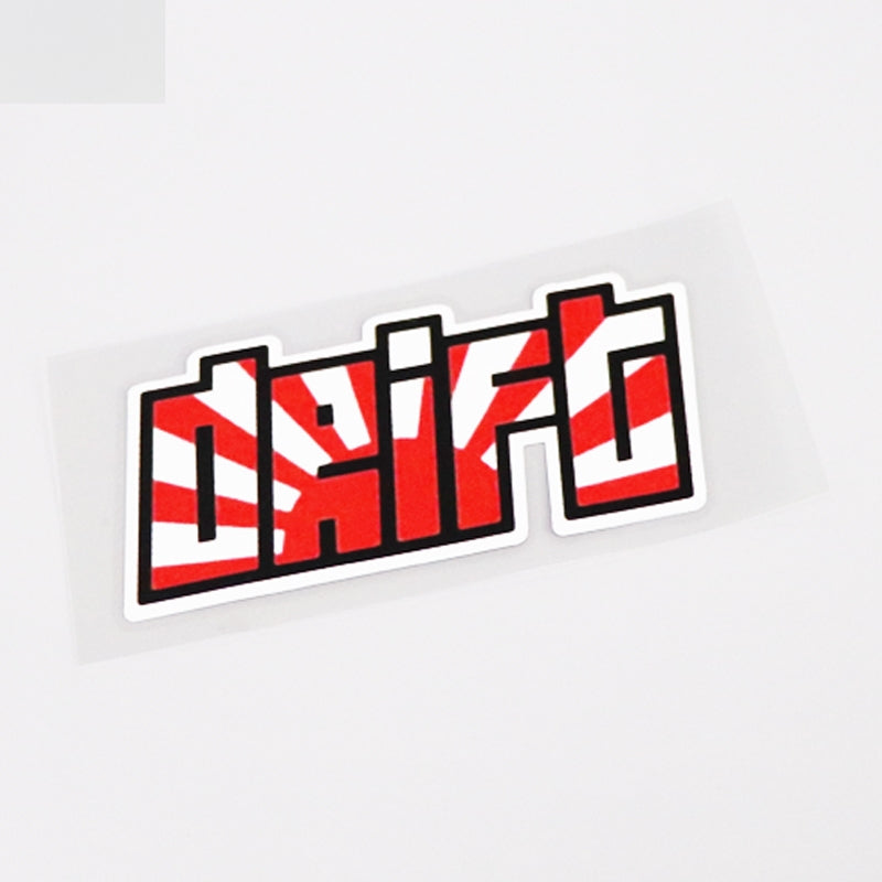 10CM*4.5CM Fashion Motorcycle Car Styling JDM DRIFT Car Sticker  Decal 13-1043