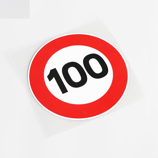 14CM*14CM Fashion SPEED LIMIT 100KPH SIGN Decal Car Sticker  13-0754