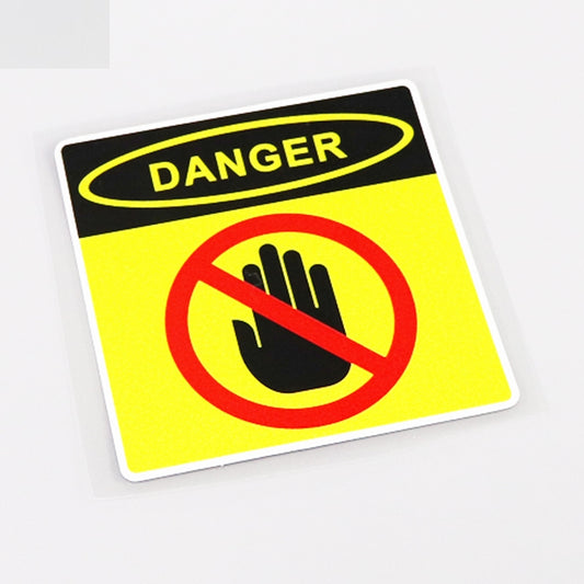 10.5CM*10.7CM Personality DANGER DO NOT TOUCH Car Sticker Decal  Accessories 13-0701