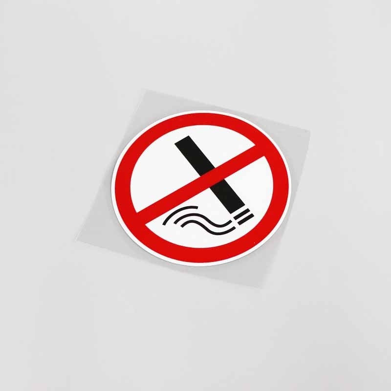 10.4CM*10.4CM Cartoon Warning No Smoking Waterproof  Car Sticker Decal Graphical 13-0060