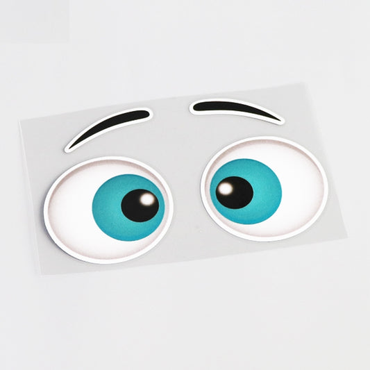 14.7CM*8.5CM Funny Car Styling Eye Cartoon  Car Sticker Decal  13-0447