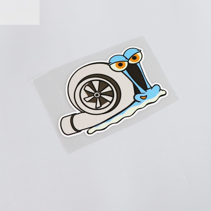 11.8CM*8CM Cartoon Car Styling  Waterproof Funny Animal Snail  Car Sticker Decal 13-0057