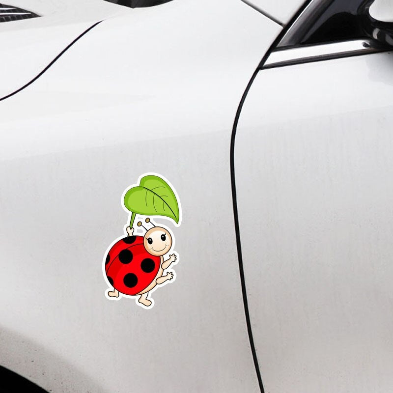 17.5CM*10CM Fashion Animal Ladybug Cute Car Sticker Decal C29-0040
