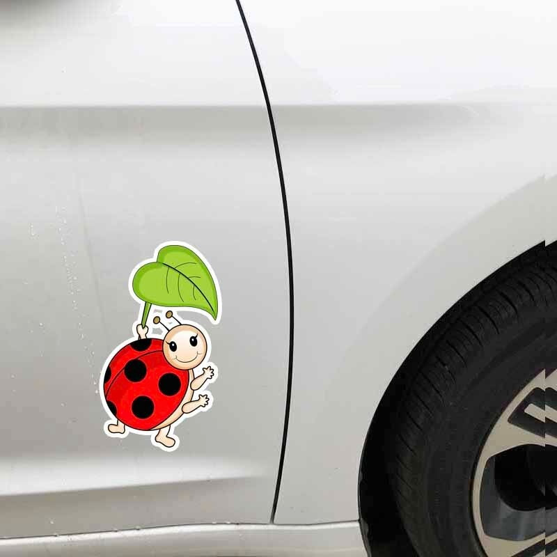 17.5CM*10CM Fashion Animal Ladybug Cute Car Sticker Decal C29-0040