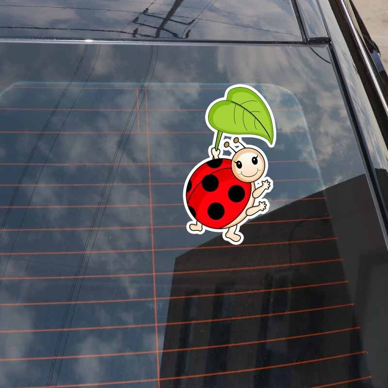 17.5CM*10CM Fashion Animal Ladybug Cute Car Sticker Decal C29-0040