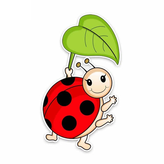 17.5CM*10CM Fashion Animal Ladybug Cute Car Sticker Decal C29-0040
