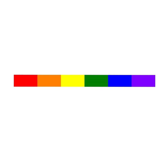 16.8CM*1.4CM Creative Gay Pride Rainbow Windows Funny  Decal Car Sticker 12-0243