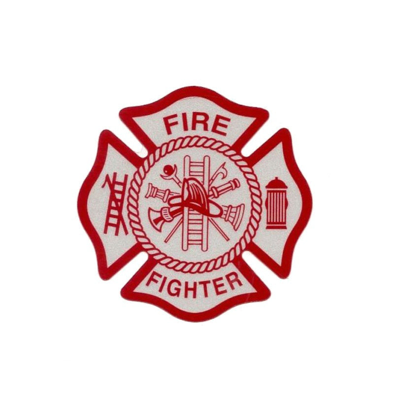 14CM*14CM Warning Fire Fighter Funny Decal  Car Sticker 12-0462