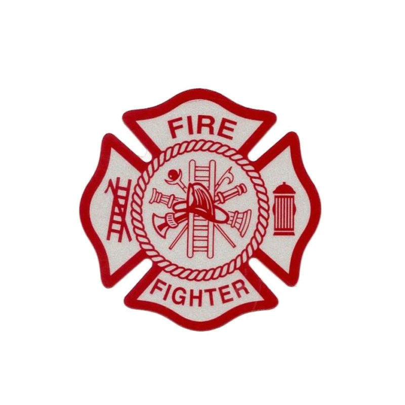 14CM*14CM Warning Fire Fighter Funny Decal  Car Sticker 12-0462