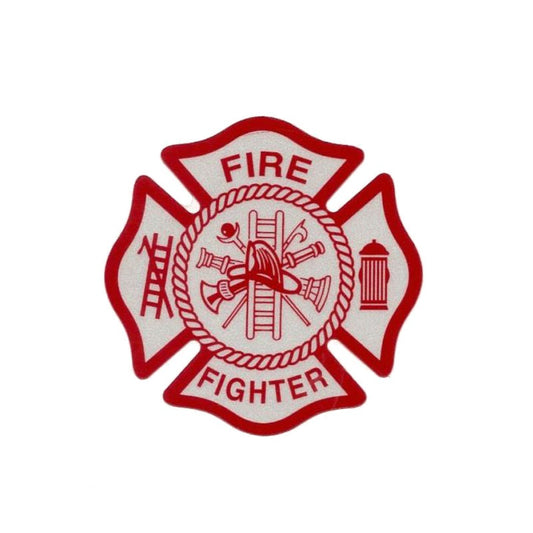 14CM*14CM Warning Fire Fighter Funny Decal  Car Sticker 12-0462