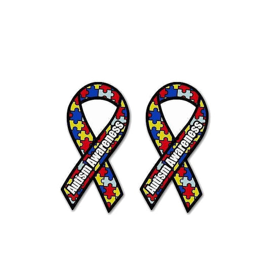 2X 5CM*9.5CM Funny Creative Autism Awareness Car Sticker  Decal 12-1377