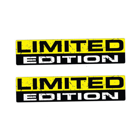 2X 15CM*3CM LIMITED EDITION Funny  Decal  Funny Personality Car Sticker 12-0061