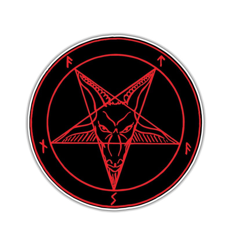 10.2CM*10.2CM Satan Devil Demon Evil Hell Car Sticker  Funny Decal  12-1301