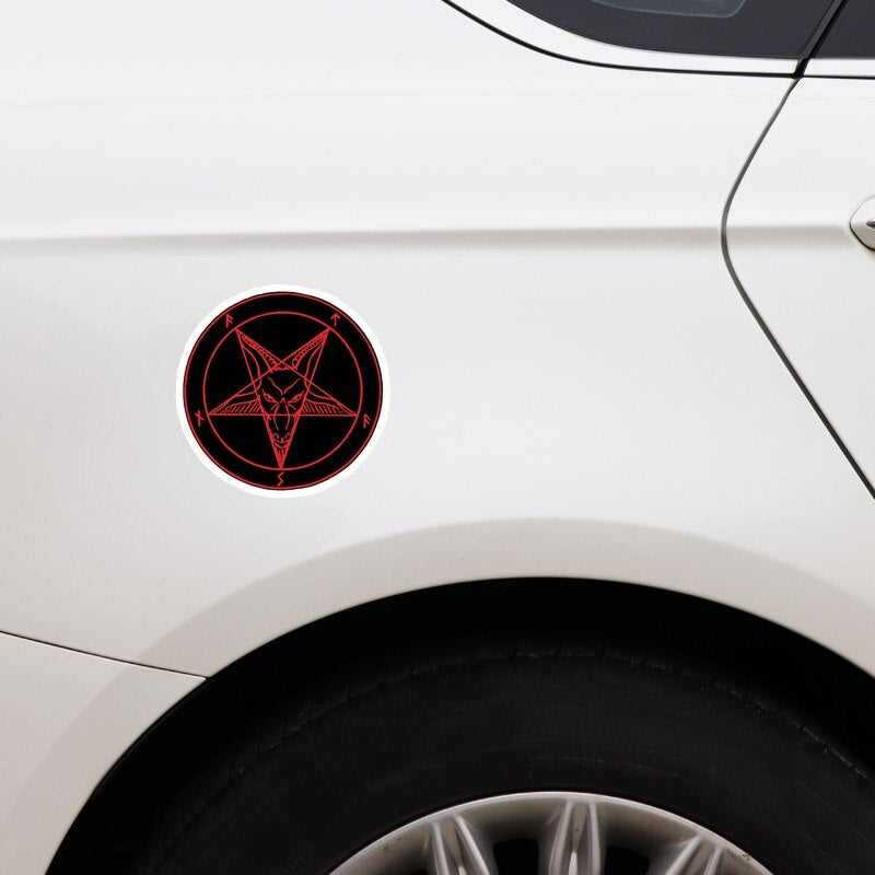 10.2CM*10.2CM Satan Devil Demon Evil Hell Car Sticker  Funny Decal  12-1301