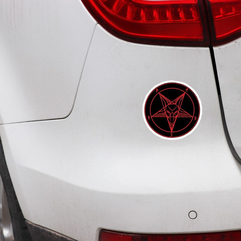 10.2CM*10.2CM Satan Devil Demon Evil Hell Car Sticker  Funny Decal  12-1301
