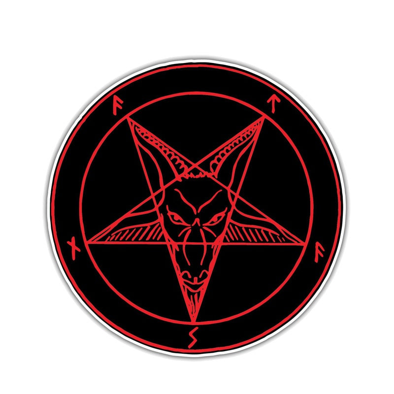10.2CM*10.2CM Satan Devil Demon Evil Hell Car Sticker  Funny Decal  12-1301