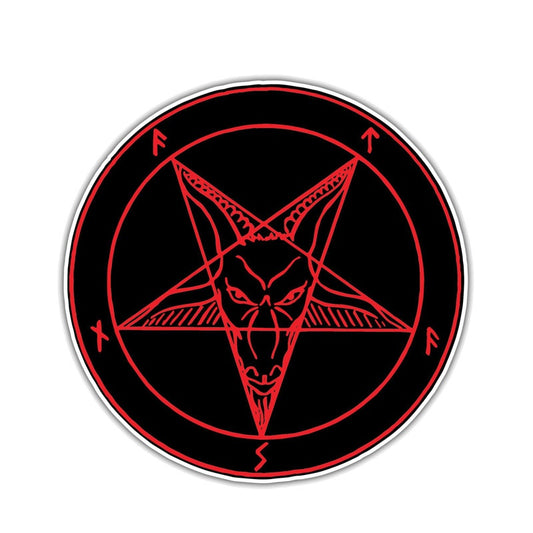 10.2CM*10.2CM Satan Devil Demon Evil Hell Car Sticker  Funny Decal  12-1301