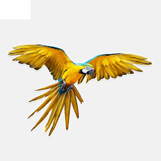 14.9*9.5CM Mysterious Parrot Personalized  Colored Decor Car Sticker High Quality 11A0125