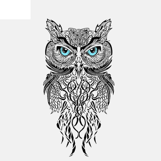 8.3CM*15.3CM Creative Blue Eye Owl  Motorcycle Car Sticker 11-01352