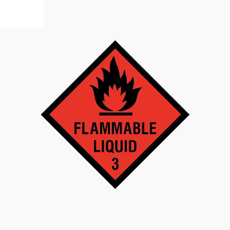 10CM*10CM Car Sticker FLAMMABLE LIQUID The Tail Of The Car  Decal C1-7707