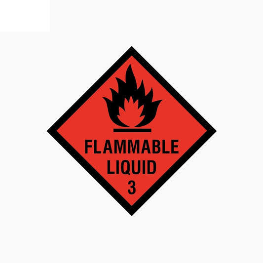 10CM*10CM Car Sticker FLAMMABLE LIQUID The Tail Of The Car  Decal C1-7707